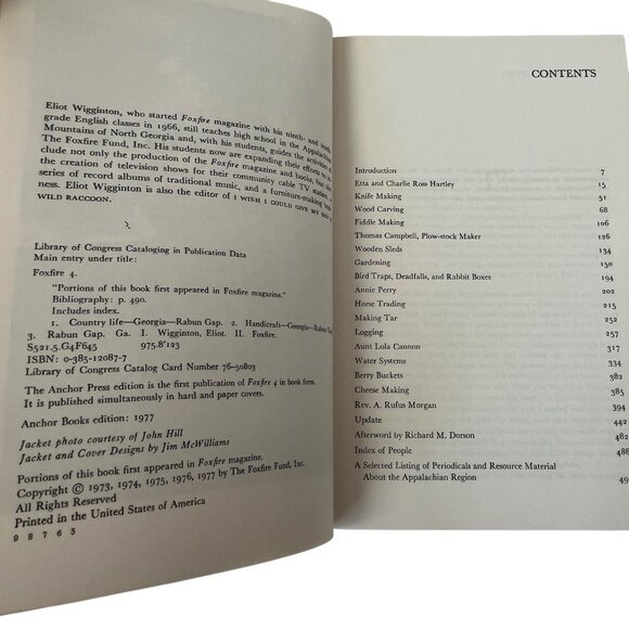 Foxfire Paperback Book Lot 1-4 Bundle Volume Set Fieldcraft Bushcraft Survival - Picture 15 of 16